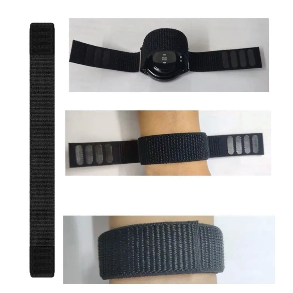 22mm nylon loop watch strap for Garmin watch - Grey