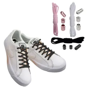 3 Pairs Shoelace Unisex Elastic No Tie Shoe Laces Screw Shoelaces Lazy Shoe Lace Style 1