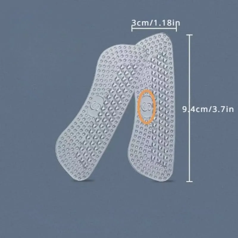 4pcs Silicone Heel Grips – Non-Slip Cushions for Comfortable Walking