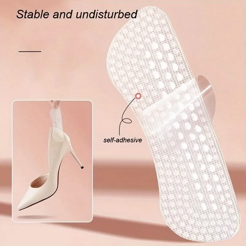 4pcs Silicone Heel Grips – Non-Slip Cushions for Comfortable Walking