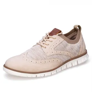 Angelo Ricci™ Breathable Lightweight Brogue Men Casual Shoes