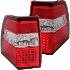 Anzo LED Tail Lights Ford Expedition (2007-2016) Red/Clear or Clear Lens