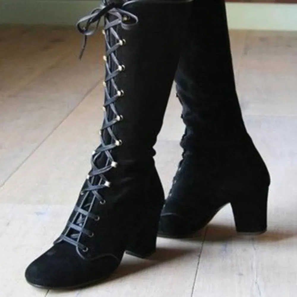 Autumn Knee High Vintage Boots