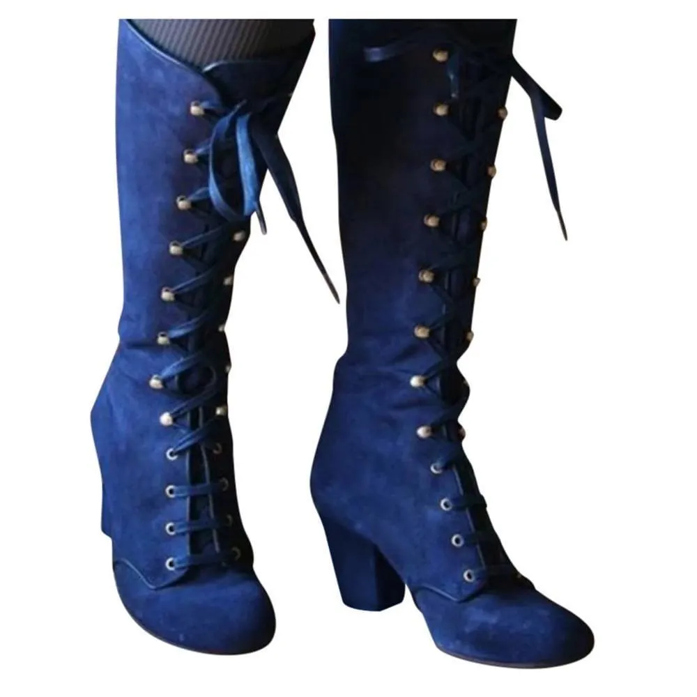 Autumn Knee High Vintage Boots