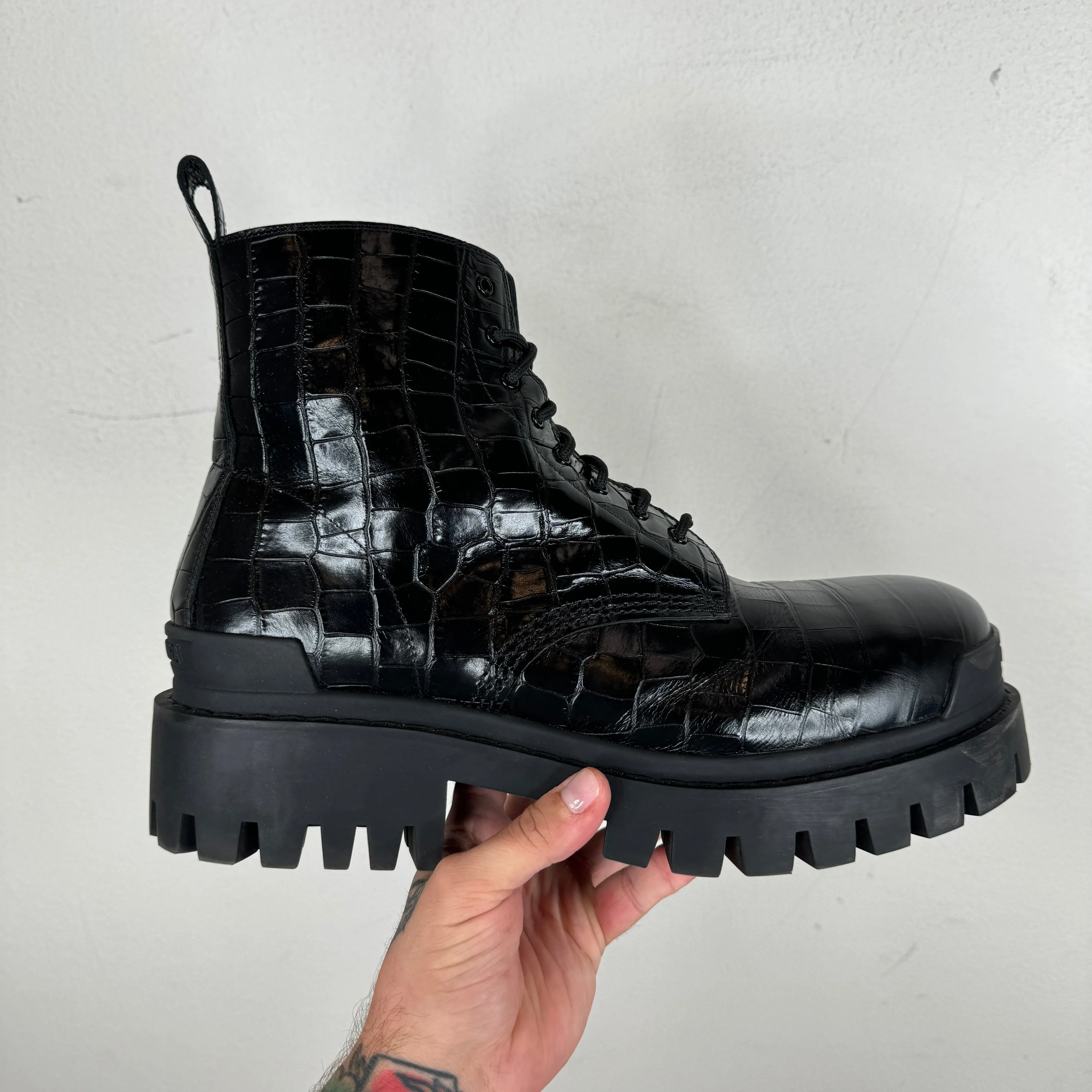 Balenciaga Croc Strike Boots