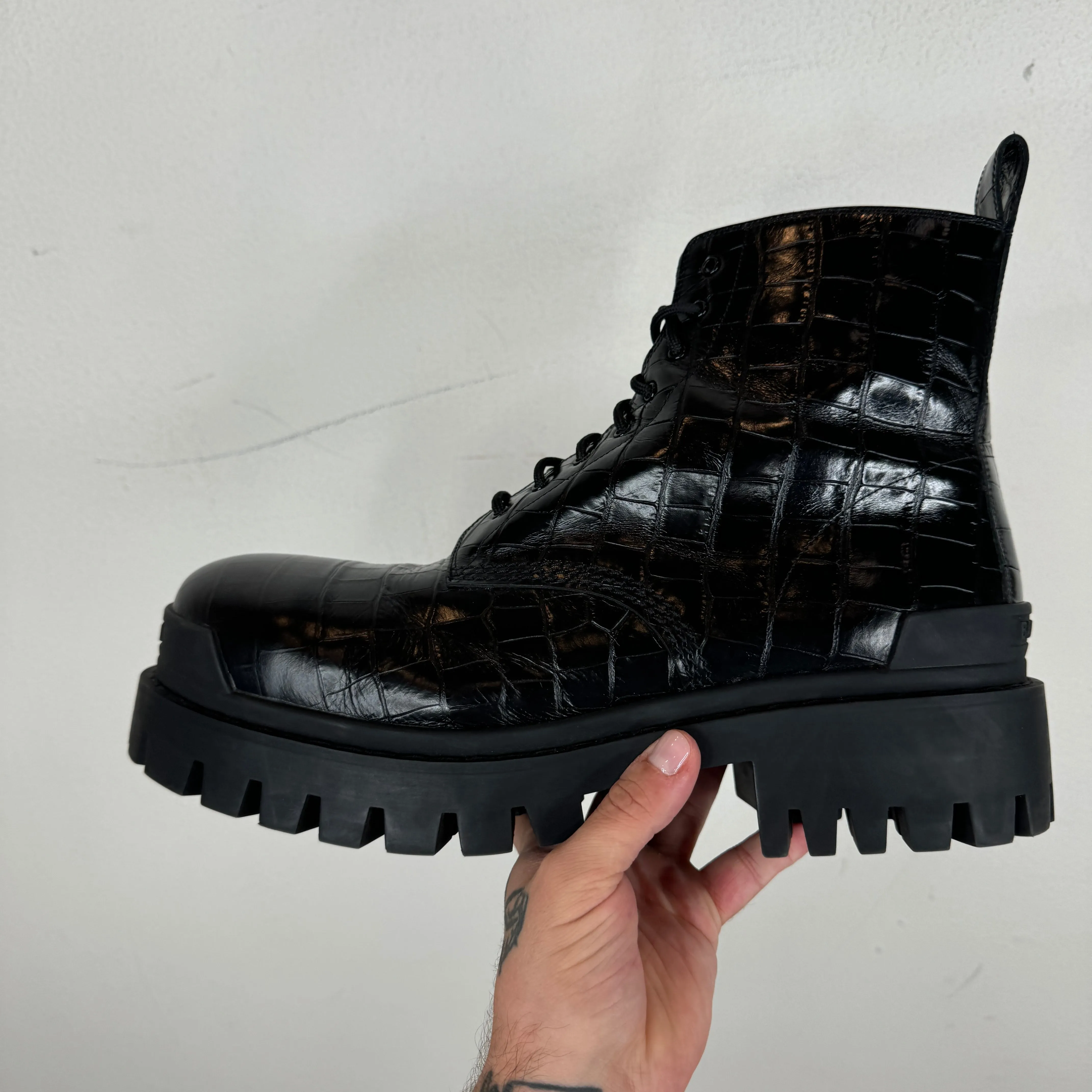Balenciaga Croc Strike Boots