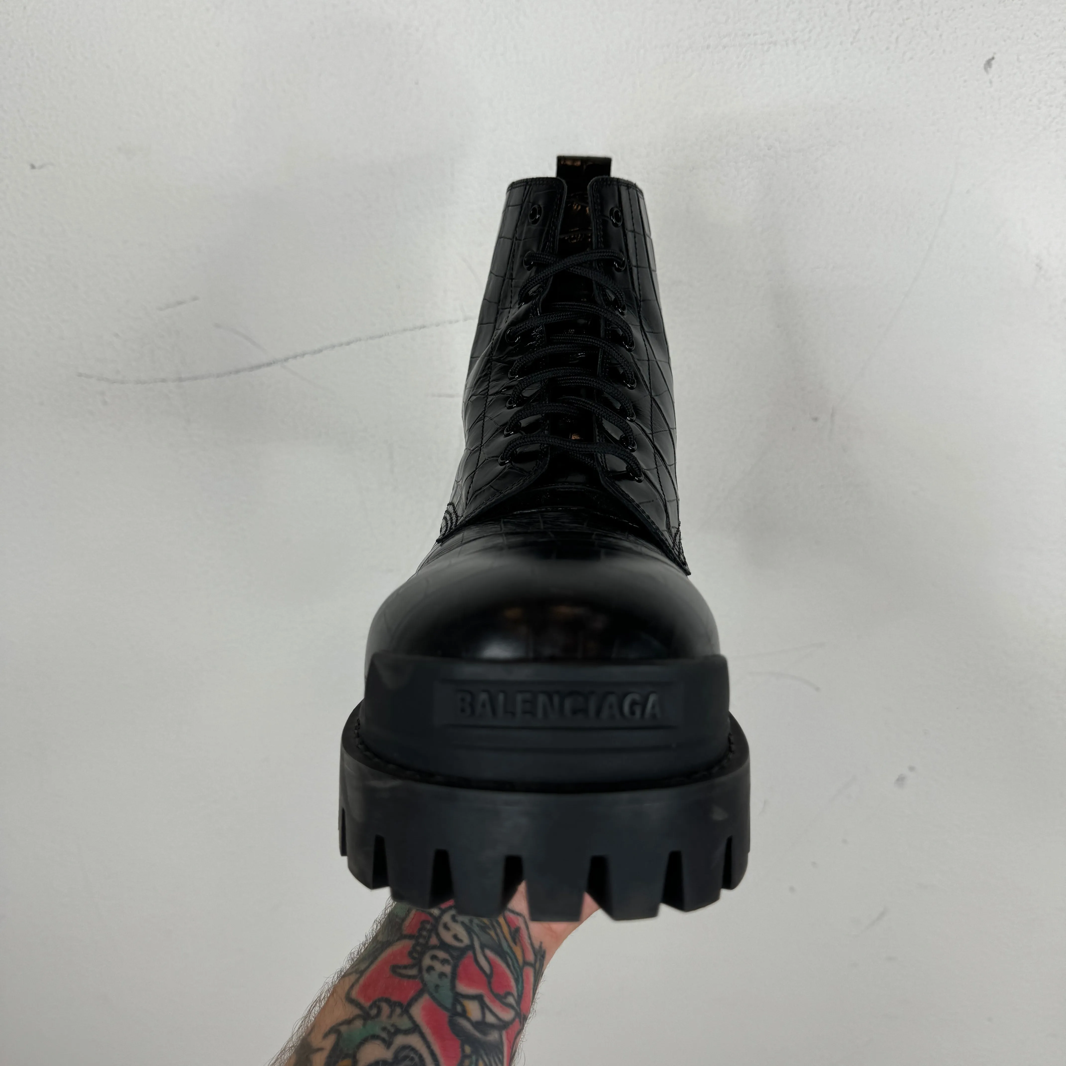 Balenciaga Croc Strike Boots
