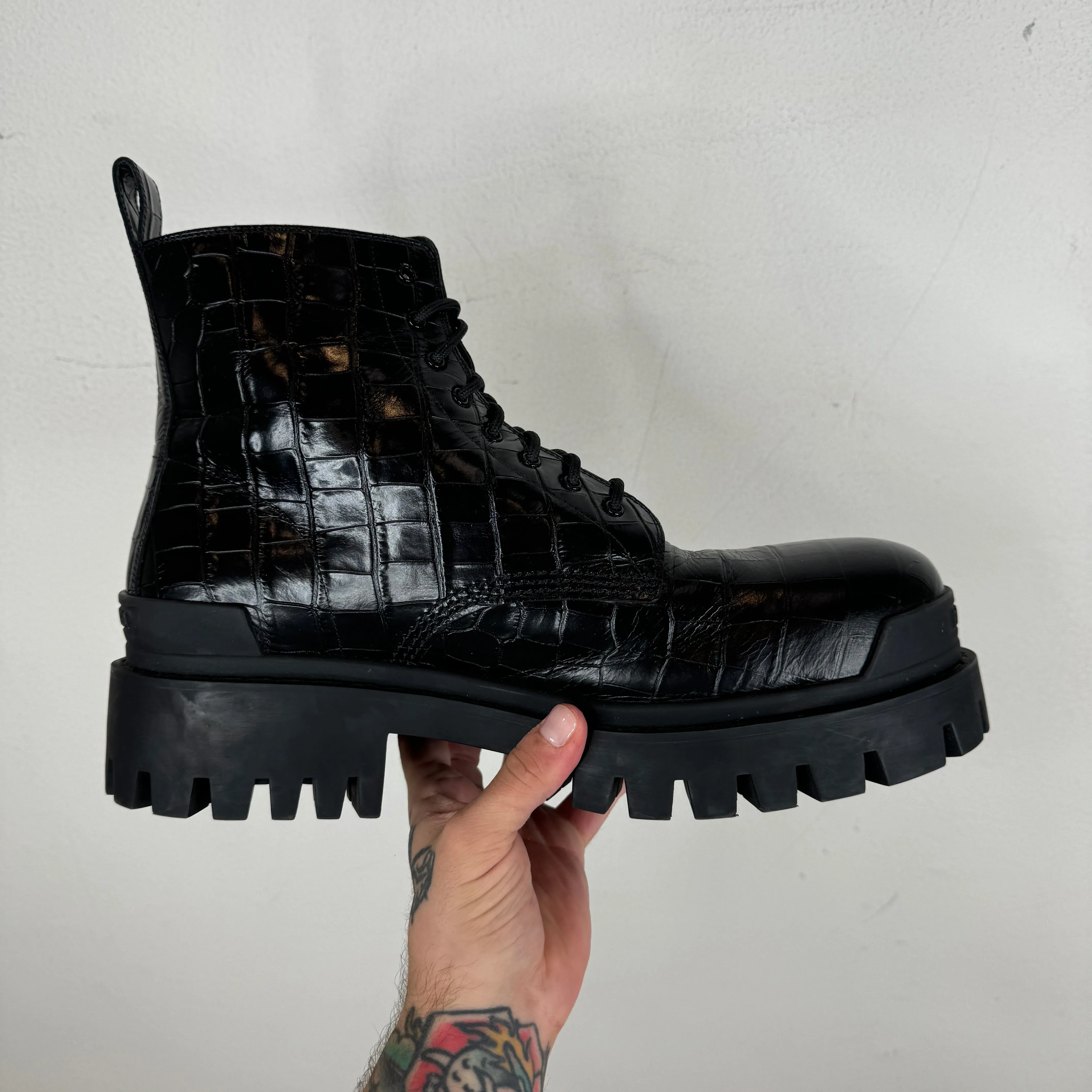 Balenciaga Croc Strike Boots
