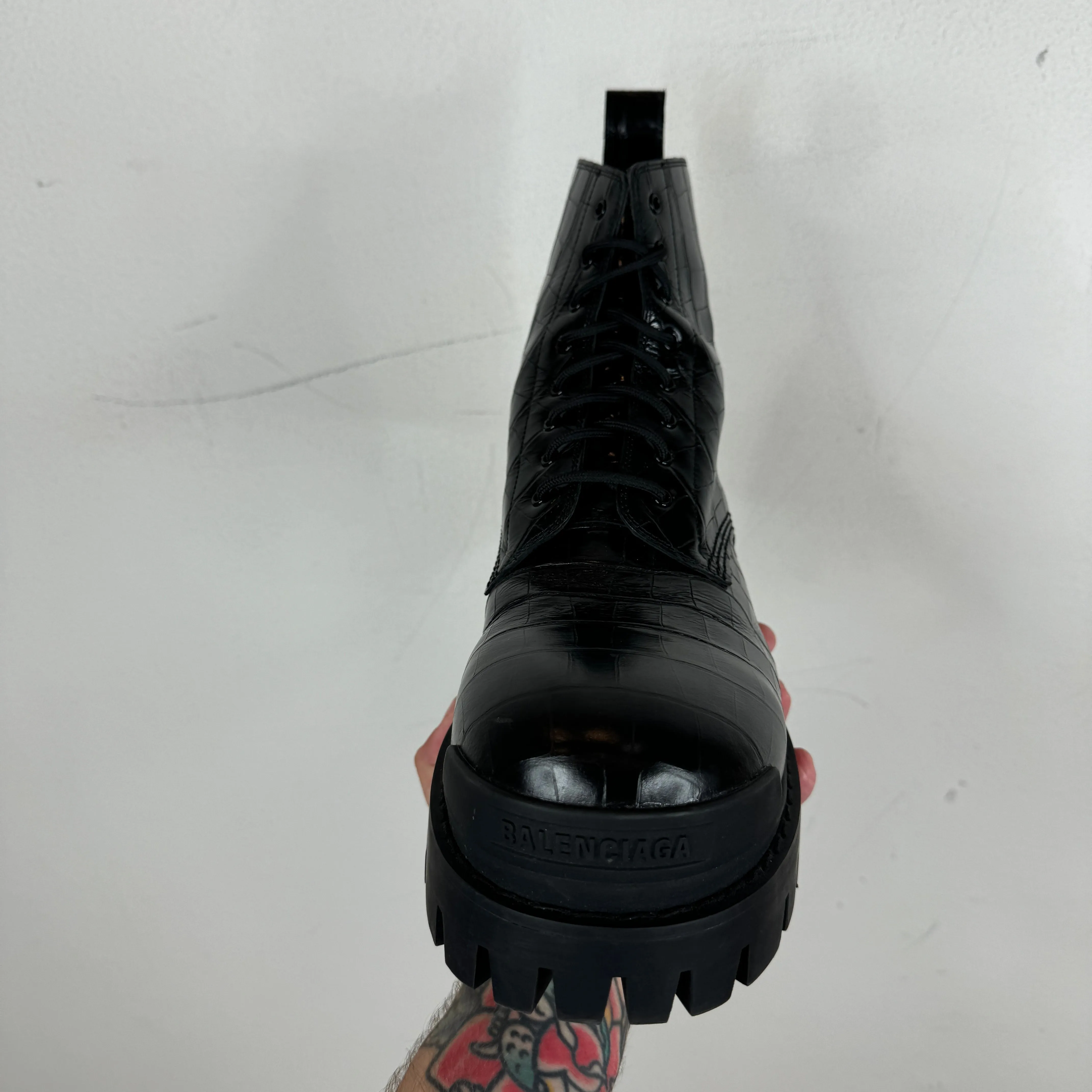 Balenciaga Croc Strike Boots
