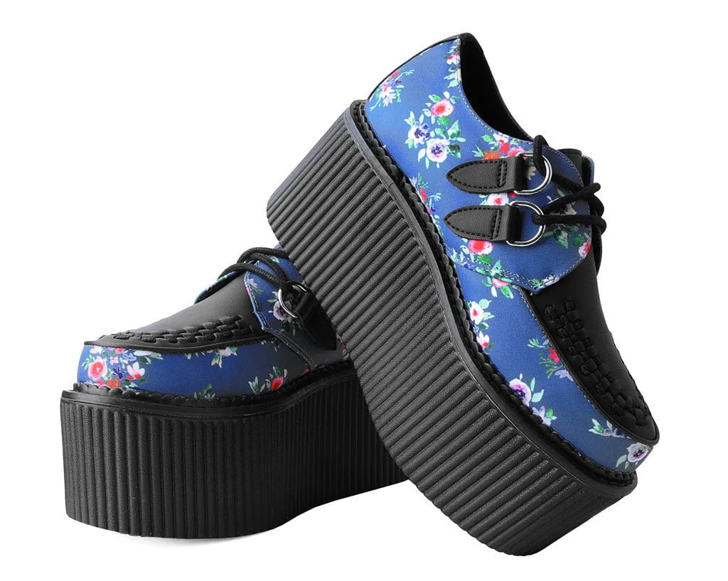 Blue Floral D-Ring Stratocreeper
