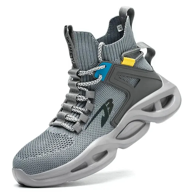 Breathable Steel Toe Safety Sneakers – Lightweight, Puncture-Resistant Work Shoes