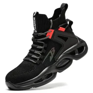 Breathable Steel Toe Safety Sneakers – Lightweight, Puncture-Resistant Work Shoes