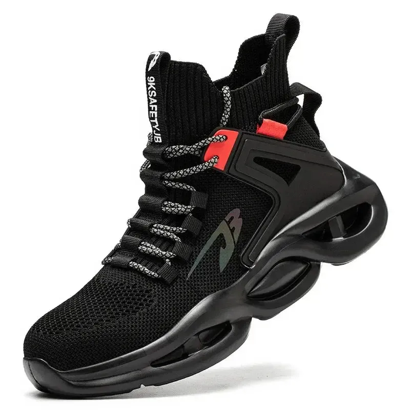 Breathable Steel Toe Safety Sneakers – Lightweight, Puncture-Resistant Work Shoes