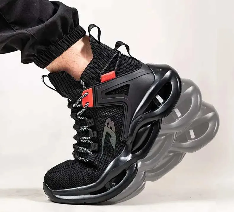 Breathable Steel Toe Safety Sneakers – Lightweight, Puncture-Resistant Work Shoes