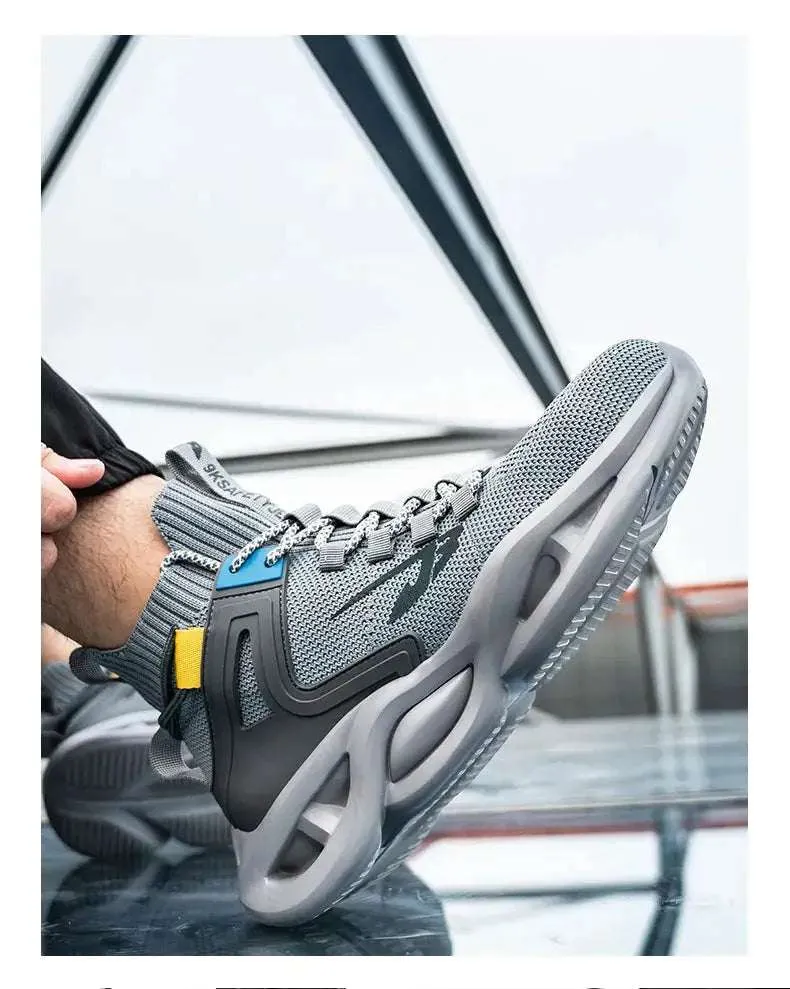 Breathable Steel Toe Safety Sneakers – Lightweight, Puncture-Resistant Work Shoes