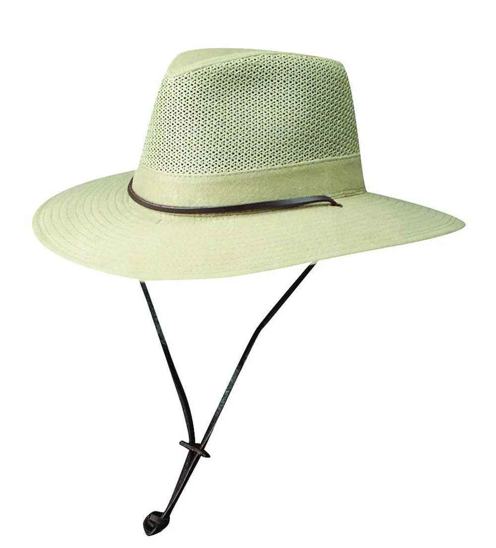 Brushed Twill Mesh Safari Hat by DPC Outdoor Design