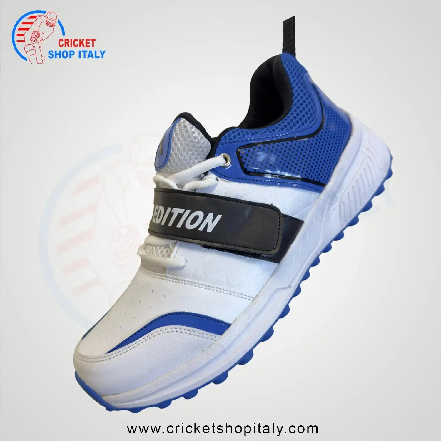 CA Pro Edition Cricket Shoes White/blue