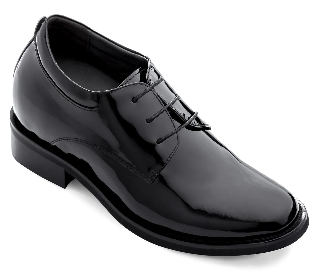 CALDEN Lightweight Patent Leather Elevator Shoes - 4 Inches - K595101