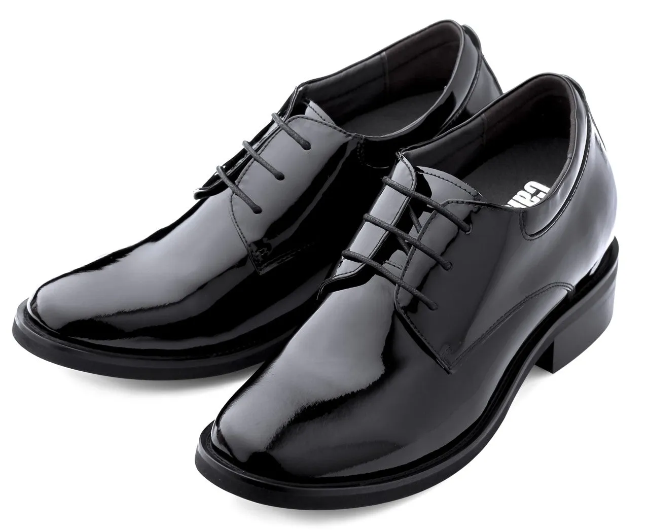 CALDEN Lightweight Patent Leather Elevator Shoes - 4 Inches - K595101