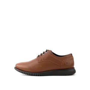 camel active Smooth Lace Up Shoes Men Dark Tan HARDEN 802321-CD1-82