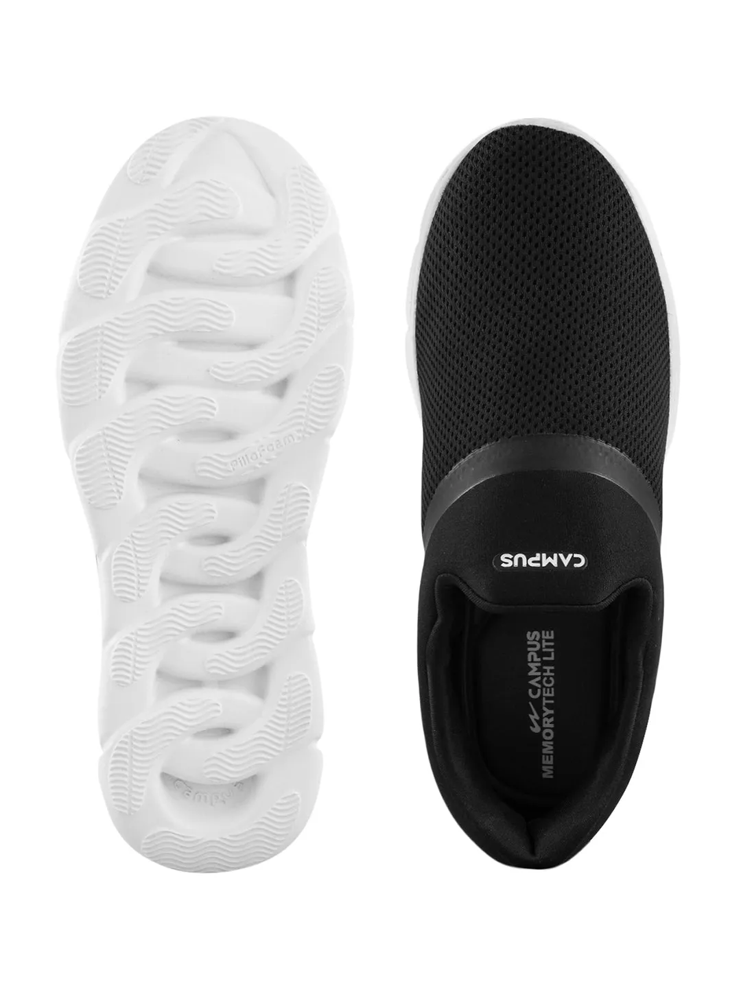 CAMP SKYWALK Black Men's Walking Shoes