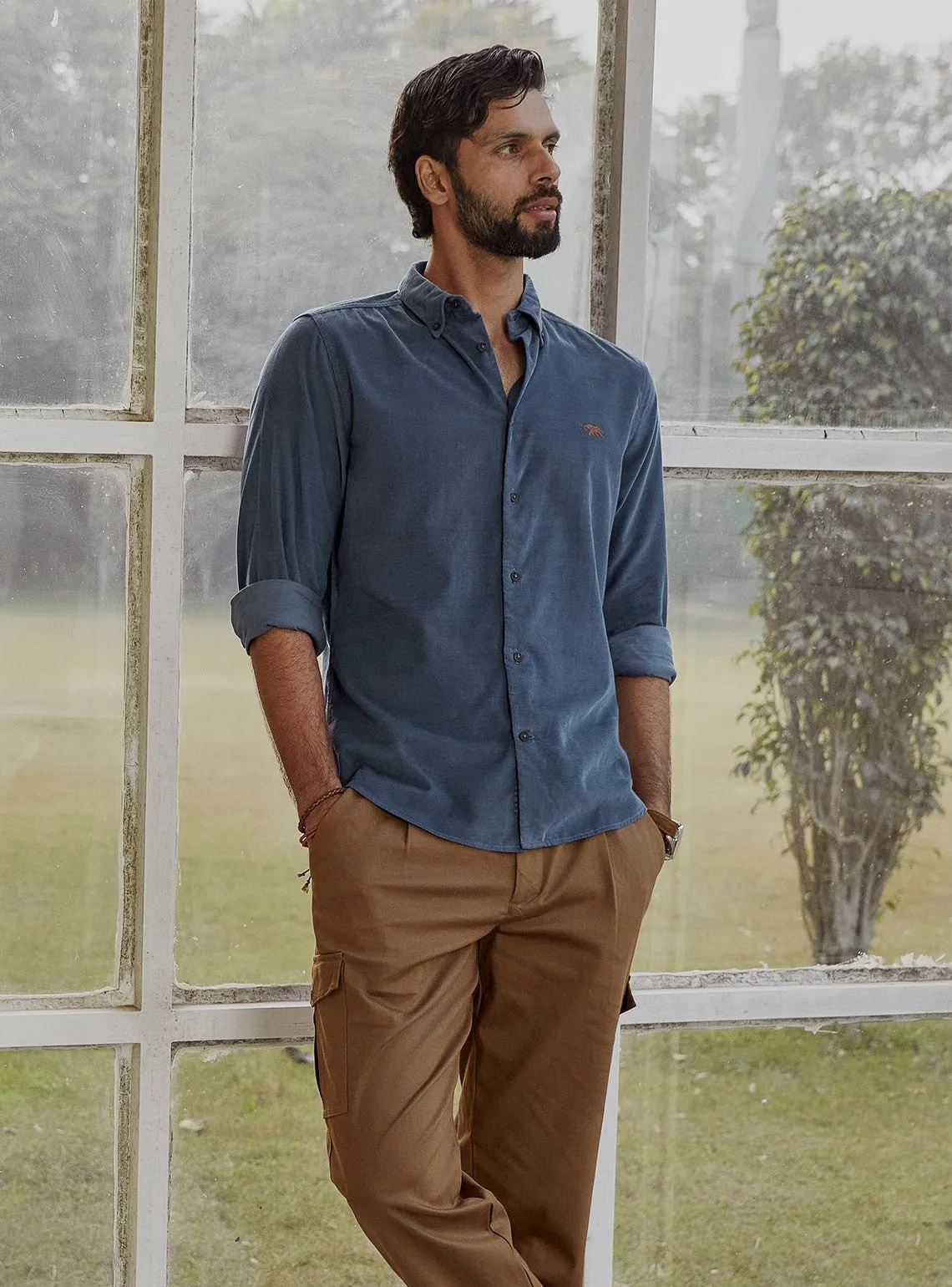 Chilika Prussian Corduroy Shirt
