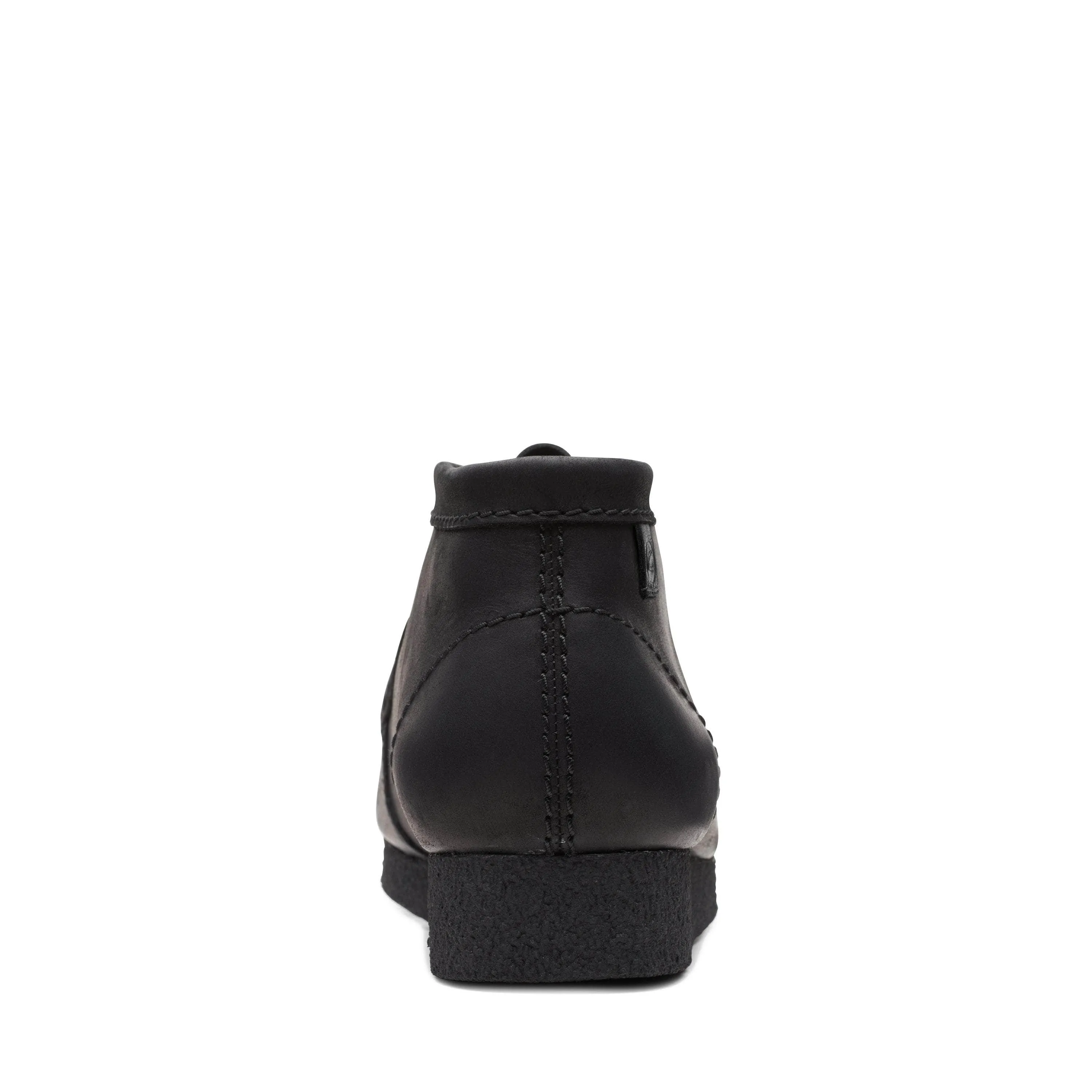 Clarks Wallabee black leather - Men's