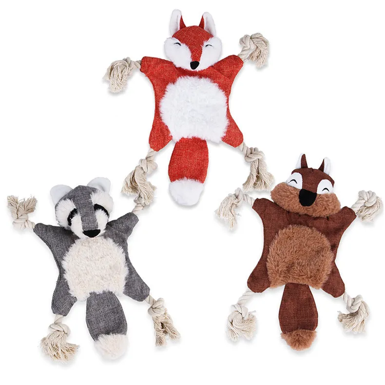 Cute Soft Animals Toys for Small Medium and Large Dogs
