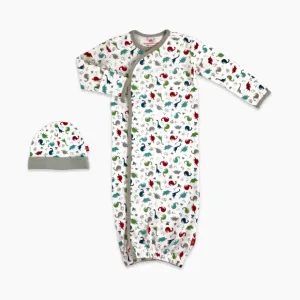 Dino Expedition Organic Gown Set Magnetic Me