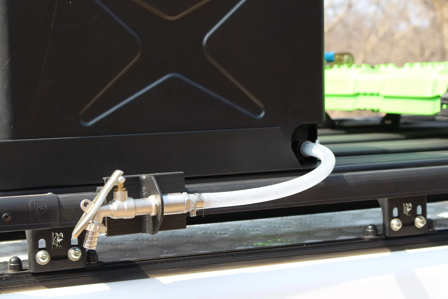 Equipt K9 Water Tank Tap & Bracket
