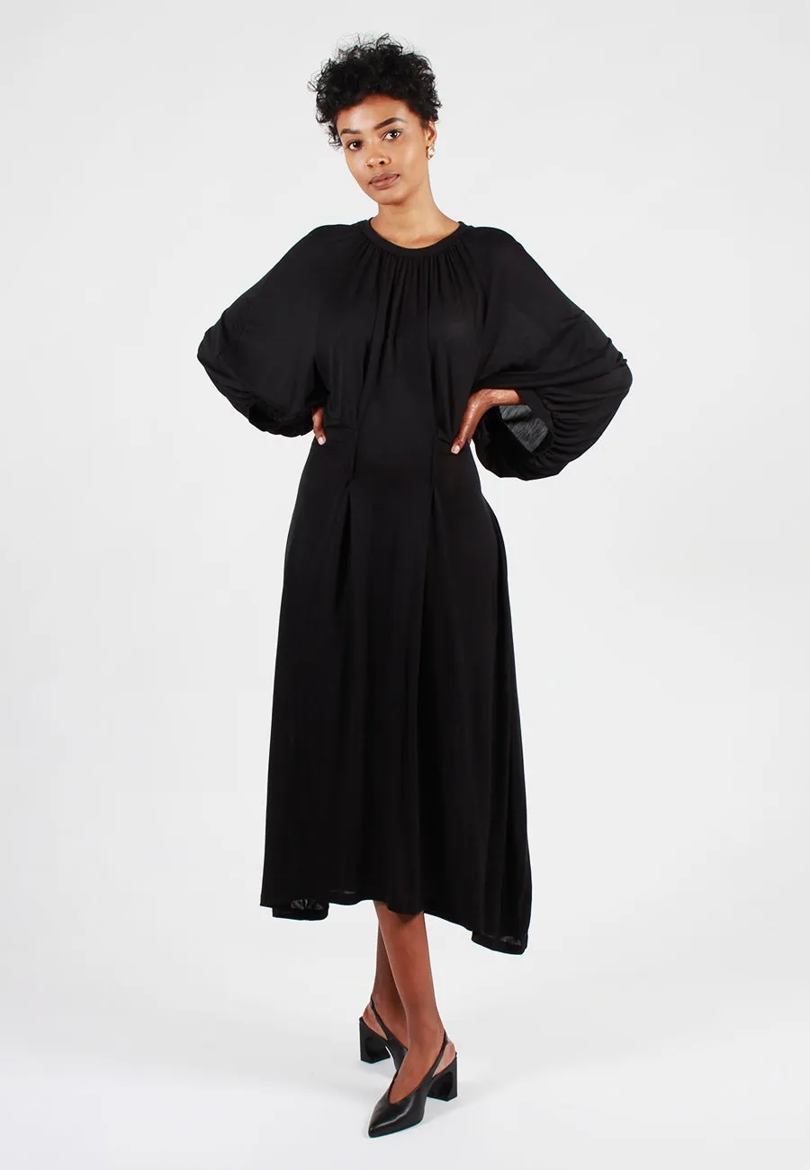 Exhale Jersey Dress - black
