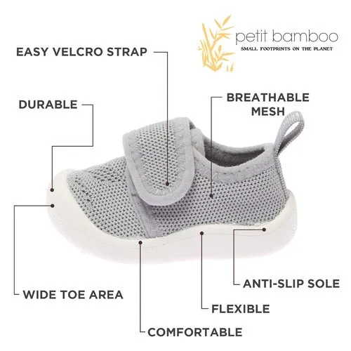 First Walking Shoes - Breathable Mesh (Grey)