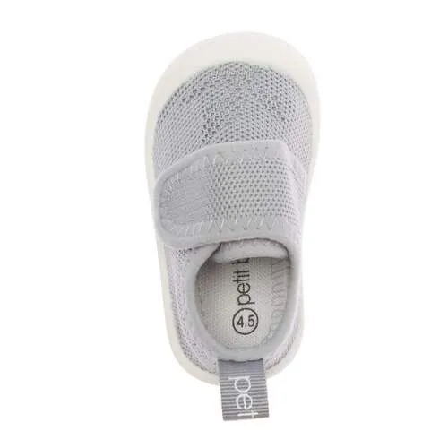 First Walking Shoes - Breathable Mesh (Grey)