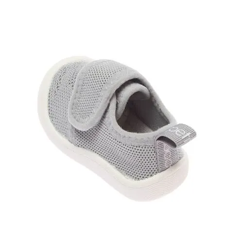 First Walking Shoes - Breathable Mesh (Grey)