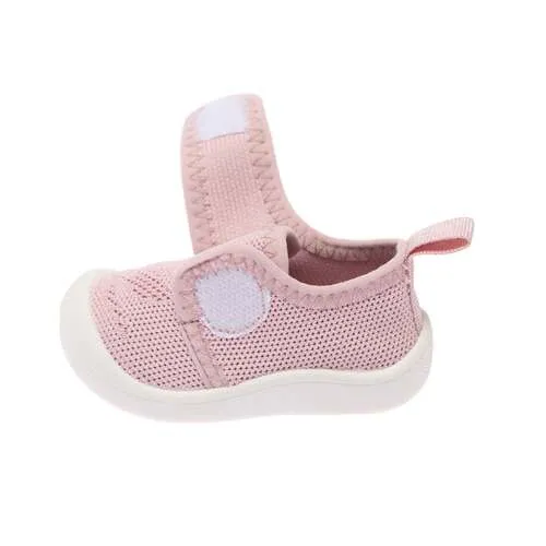 First Walking Shoes - Breathable Mesh (Pink)