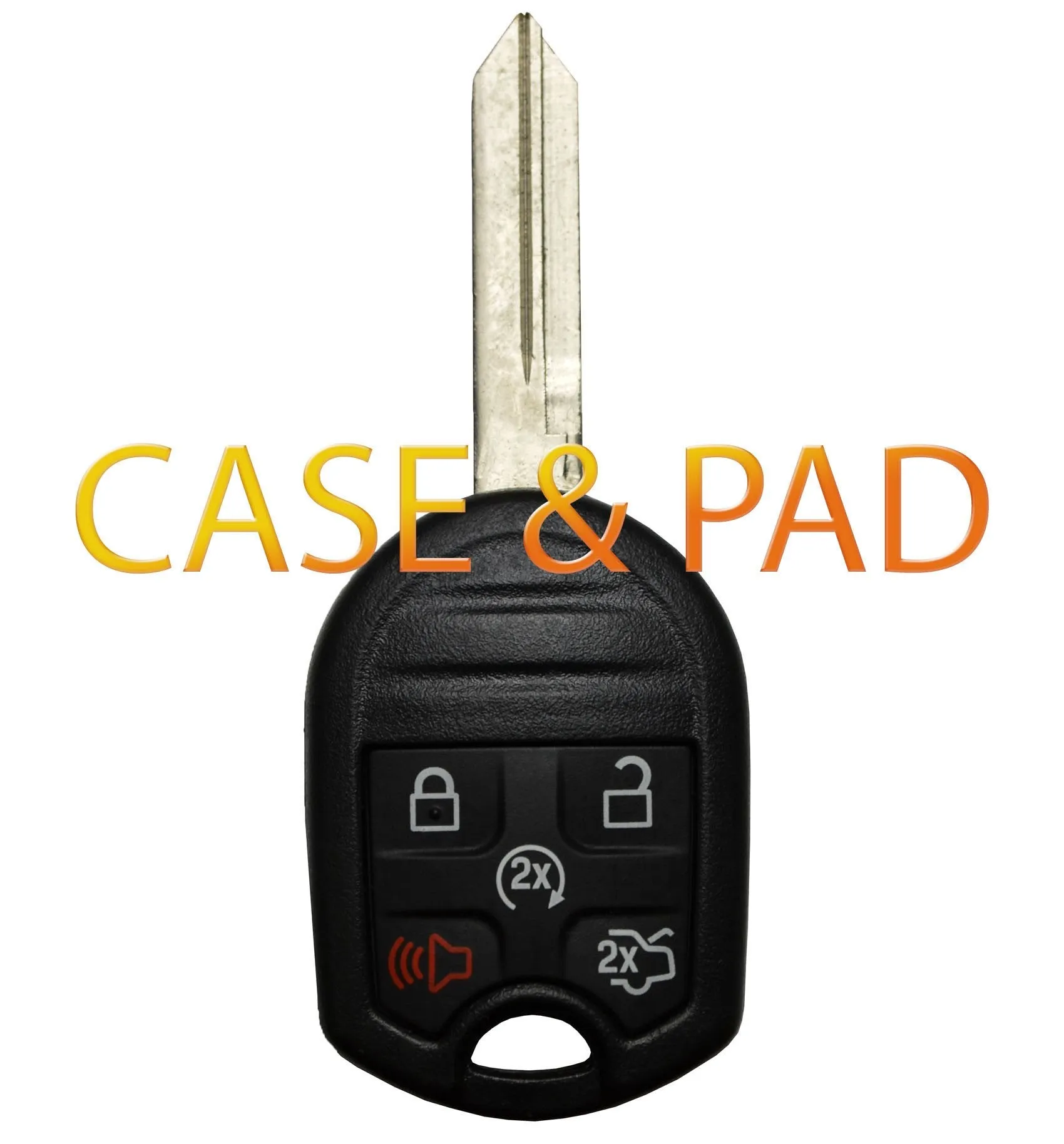 Ford 2011 - 2014 5 Btn Remote Head key (SHELL)