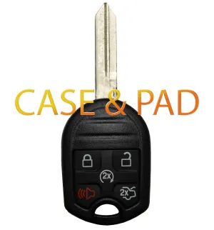 Ford 2011 - 2014 5 Btn Remote Head key (SHELL)