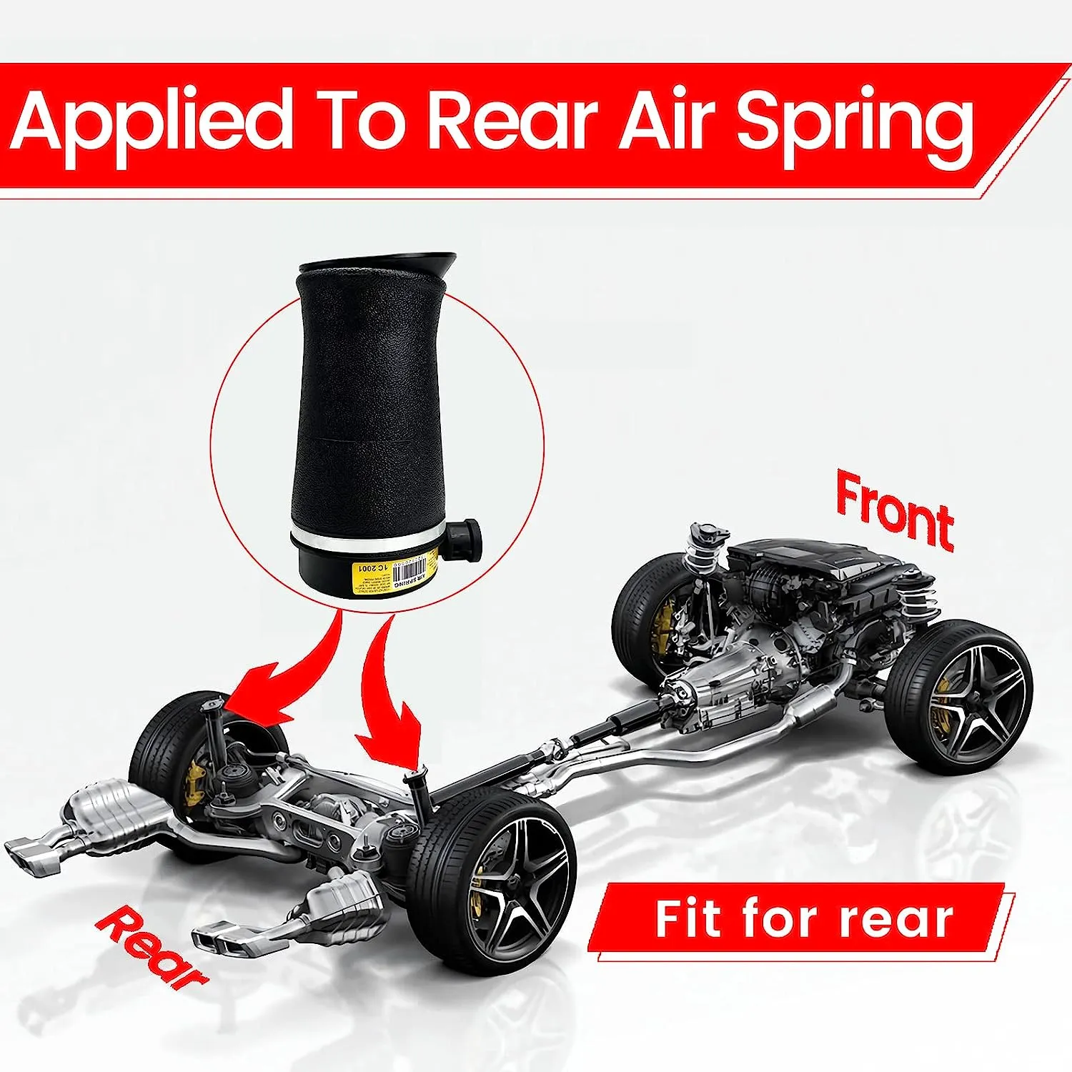 Ford Expedition for Lincoln Navigator 2WD Rear Air Suspension Spring Bag