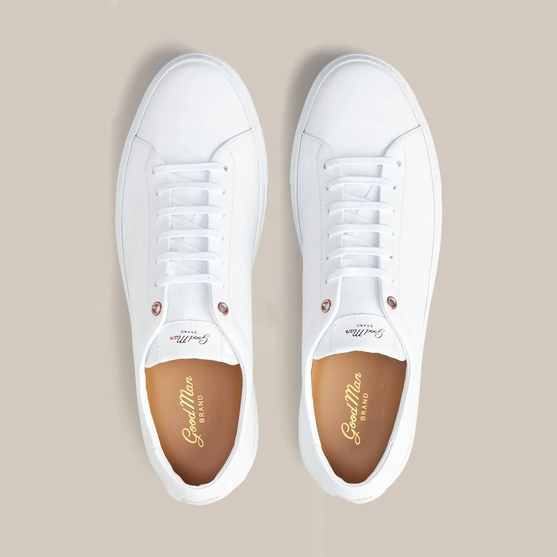GOOD MAN BRAND SHOES- EDGE LEATHER WHITE