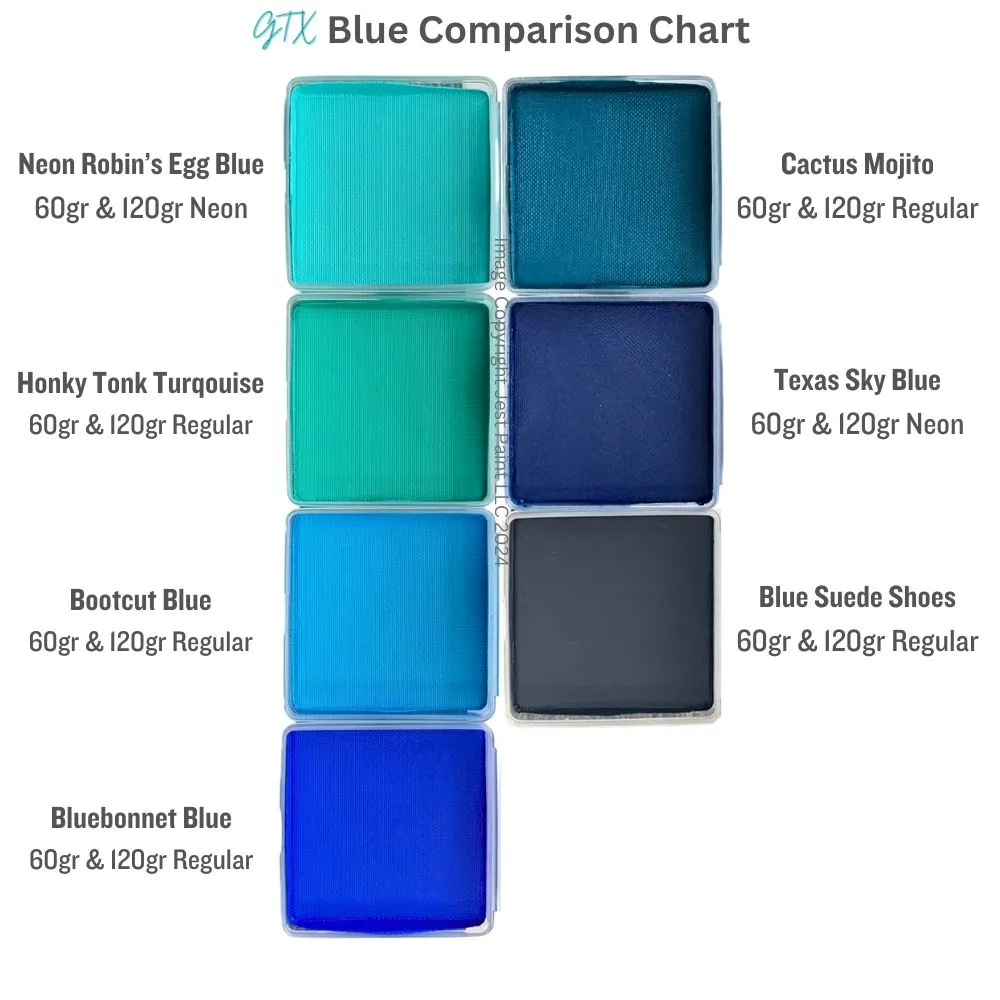 GTX Face Paint | Crafting Cake - Regular Blue Suede Shoes  60gr