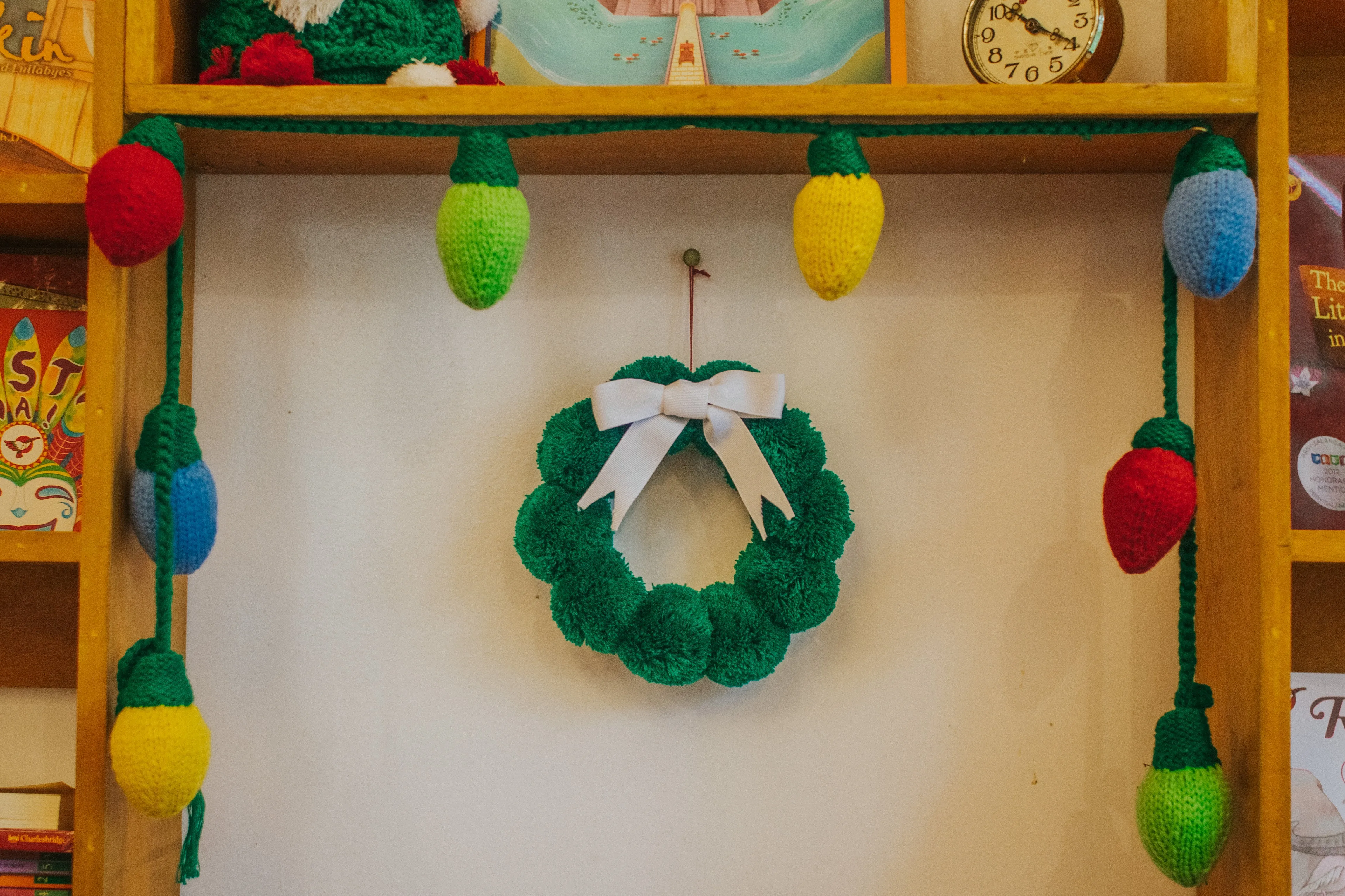 Handknit Christmas Lights