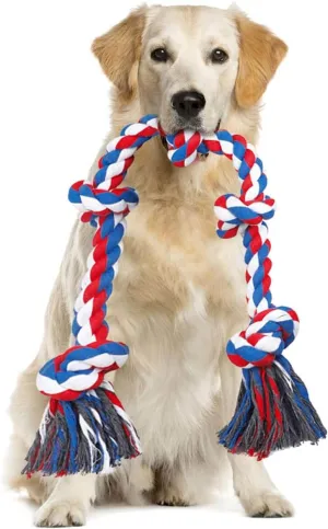 Heavy Duty Dog Chew Rope Toys with 5 Knots