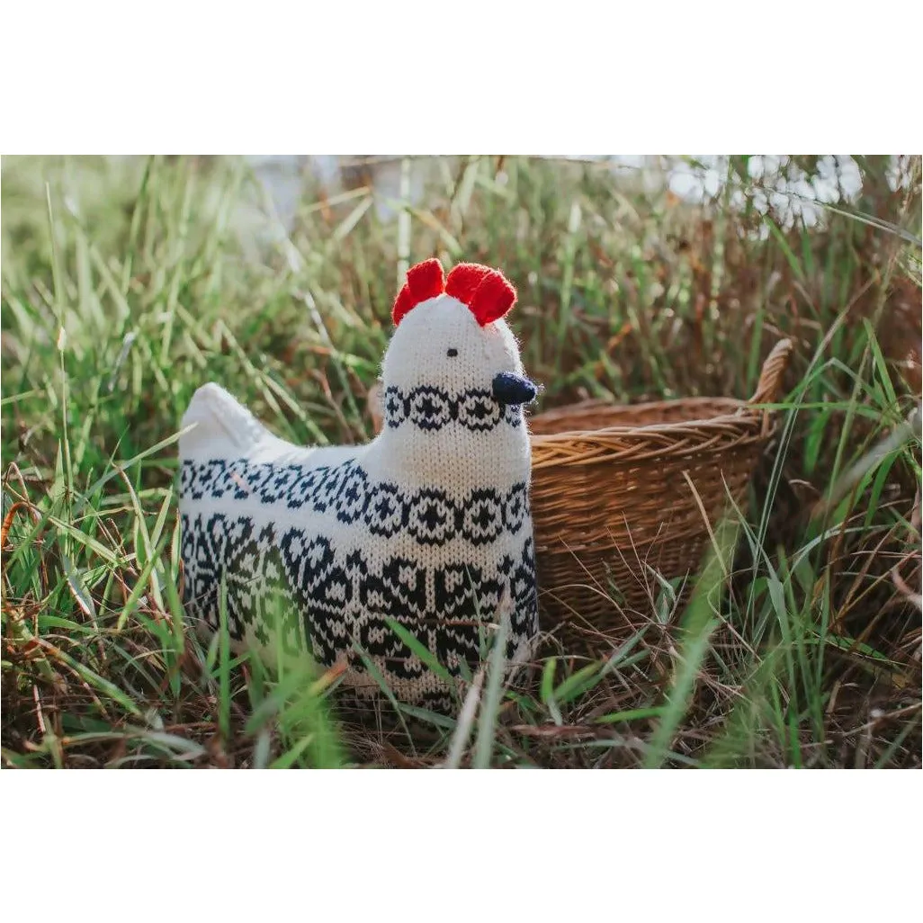 Hen in a Sweater Plushie