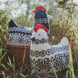 Hen in a Sweater Plushie