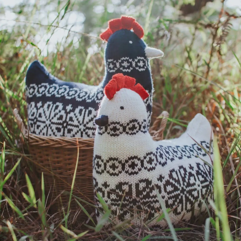 Hen in a Sweater Plushie