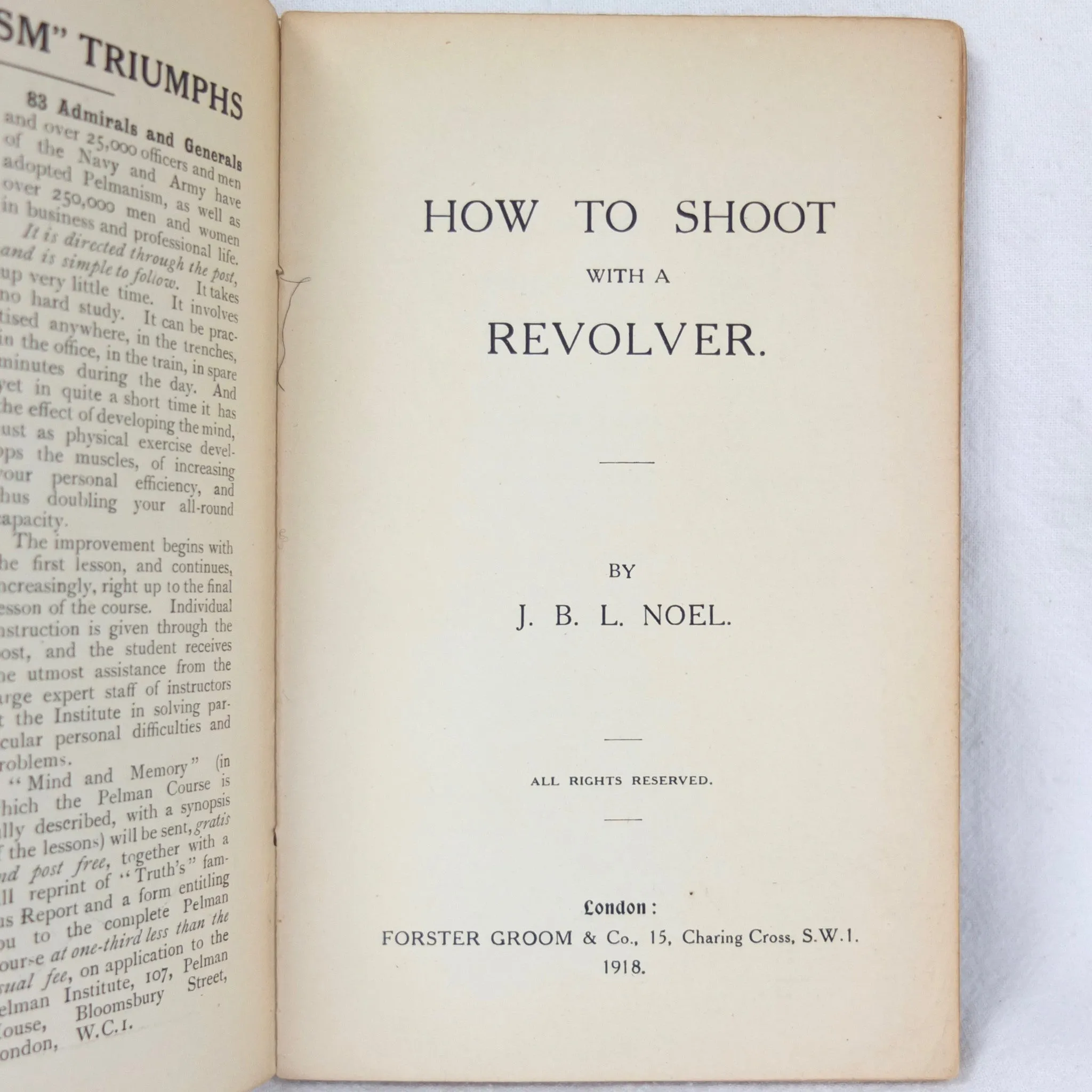 How to Shoot With a Revolver (1918)