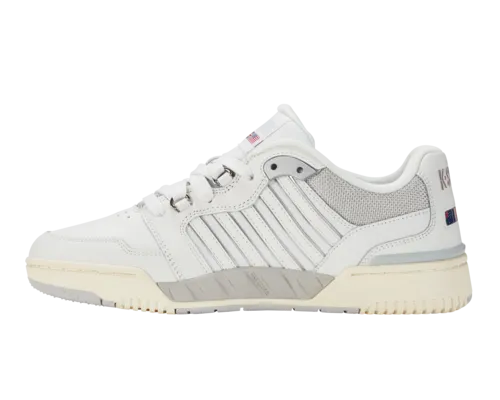 K-Swiss Men's Si-18 Rival Blanc De Blanc Gray Violet Antique White Shoes