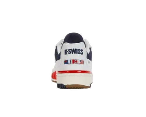 K-Swiss Men's Si-18 Rival Brilliant White Navy Red Shoes