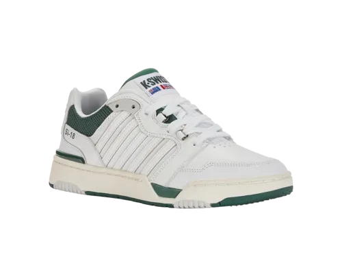 K-Swiss Men's Si-18 Rival Brilliant White Posy Green Shoes
