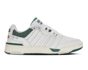 K-Swiss Men's Si-18 Rival Brilliant White Posy Green Shoes